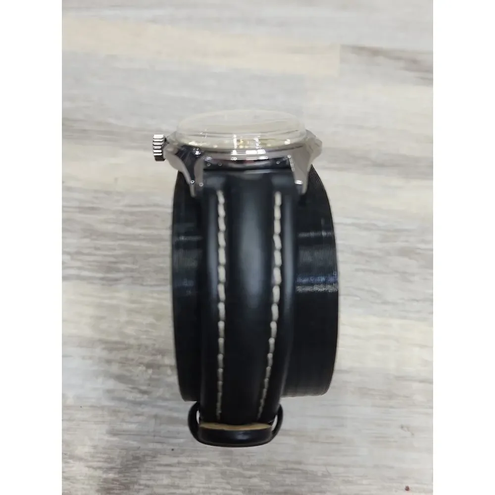 Vintage Belfont 17 Jewels Manual Wind Incabloc watch. New Leather Band. 1950's